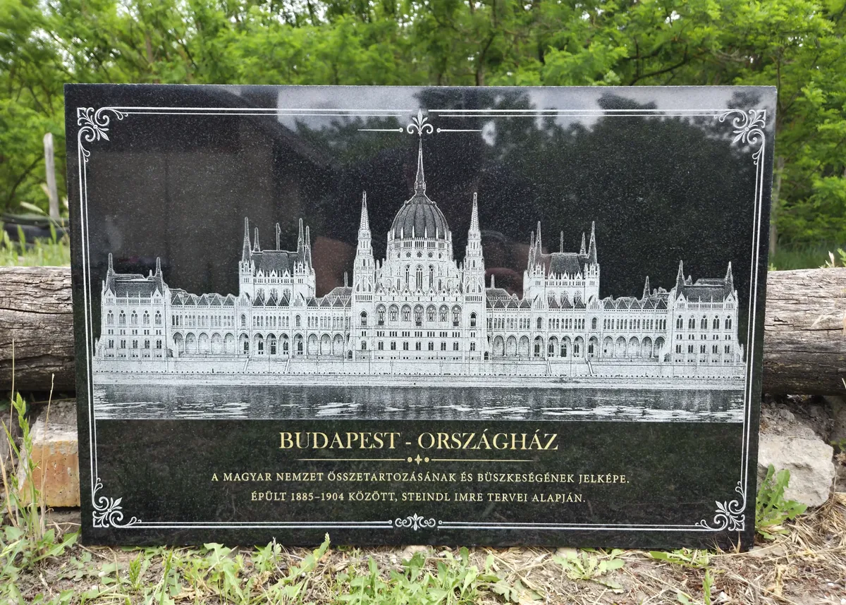 Igy készült a budapest-országhéz gránit gravírozás